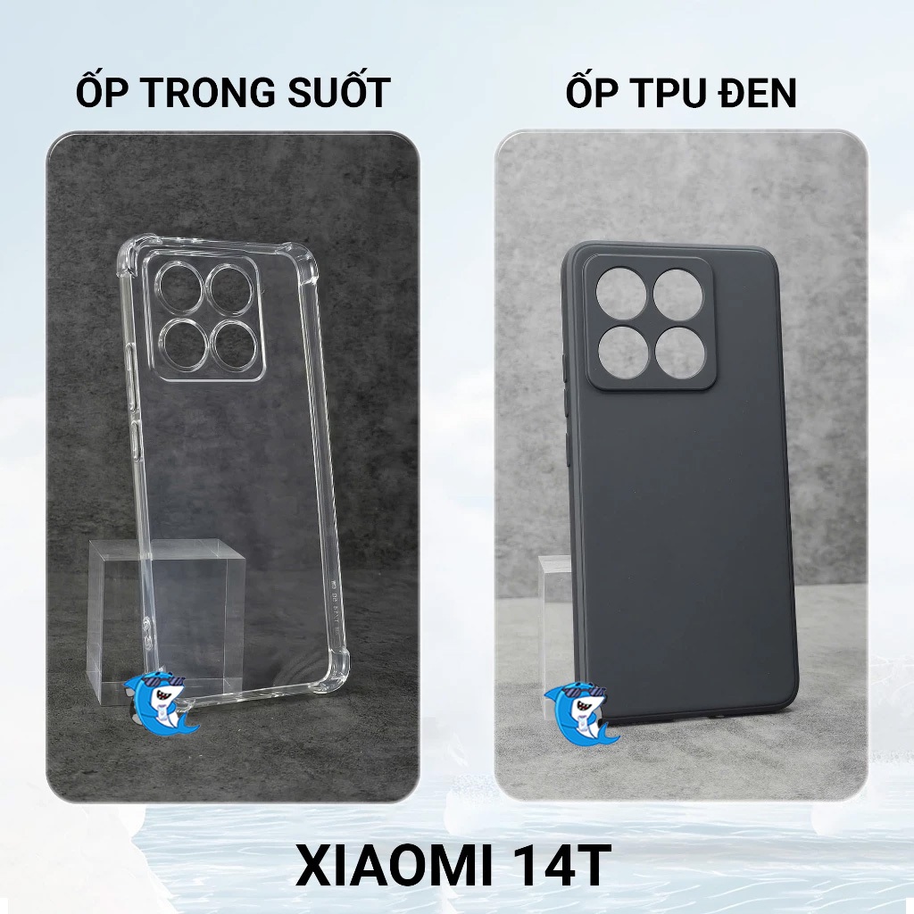 Ốp lưng Xiaomi 14T / 14T pro trong suốt silicon chống sốc va đập bảo vệ cam toàn diện I Vỏ bao dt xm
