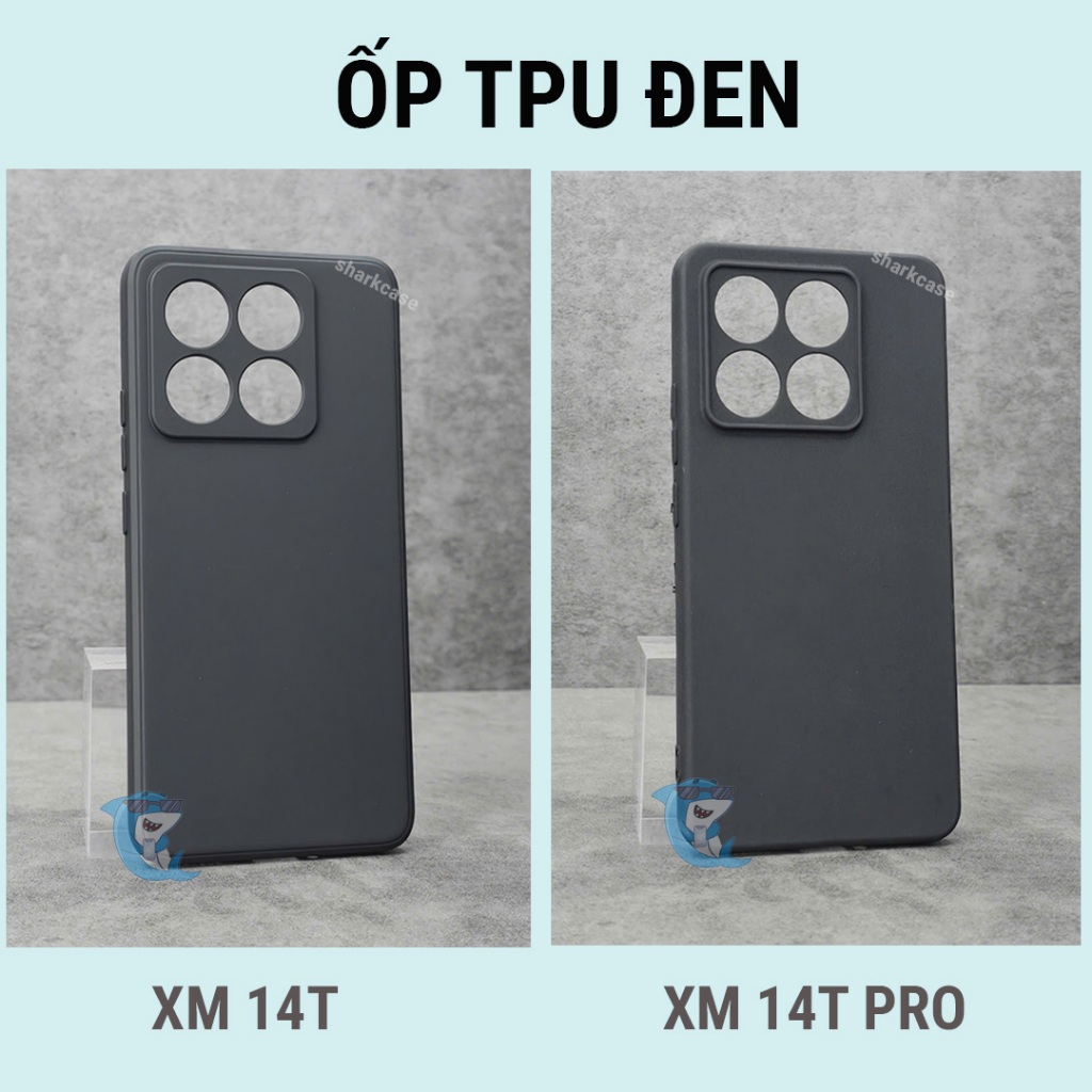 Ốp lưng Xiaomi 14T / 14T Pro bảo vệ cam điện thoại toàn diện cạnh vuông nhựa dẻo tpu bibi glass