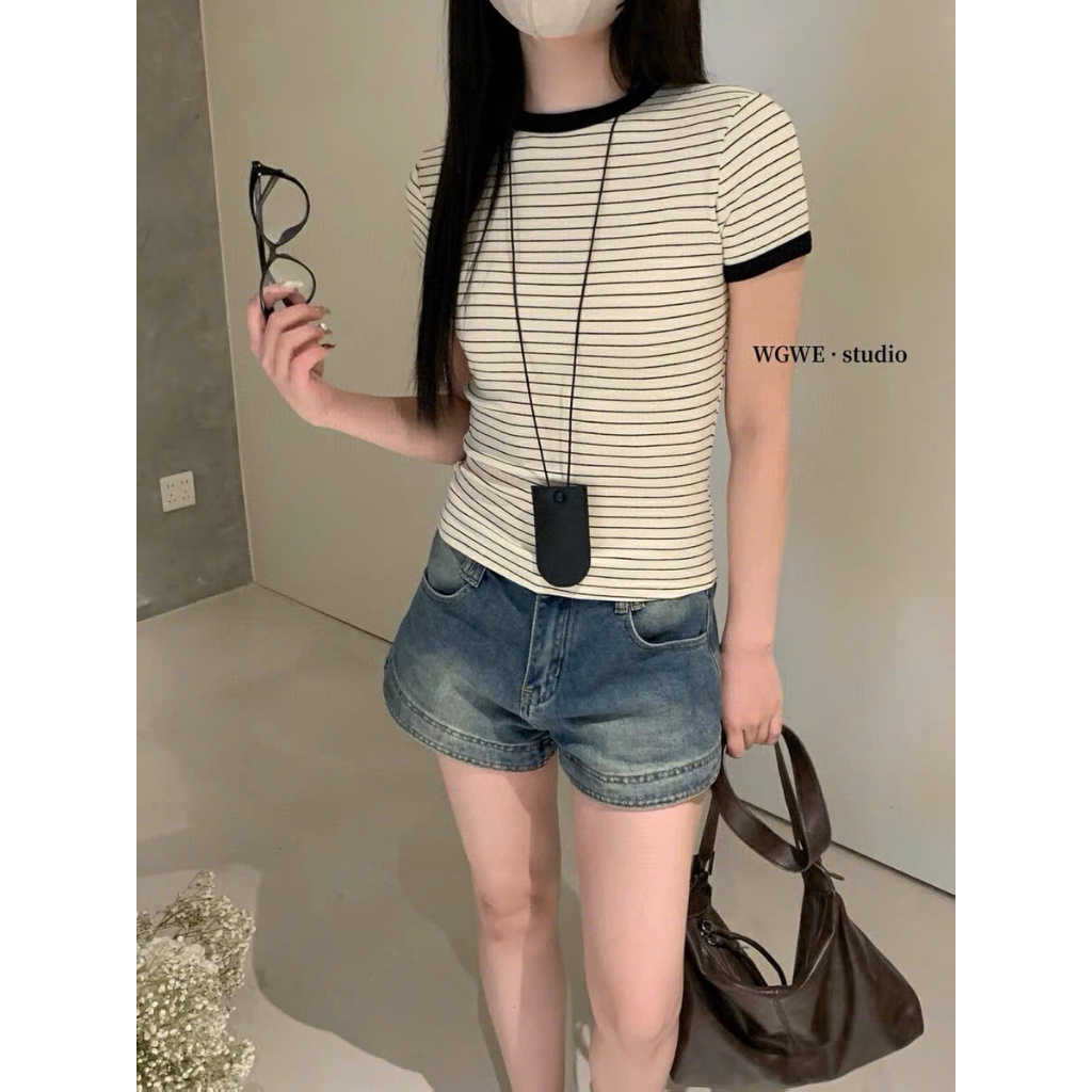 Áo Baby Tee Nữ Form Cộc Gemy_offocial  - Chất Cotton Mềm Mịn, Phối Đồ Cực Tây