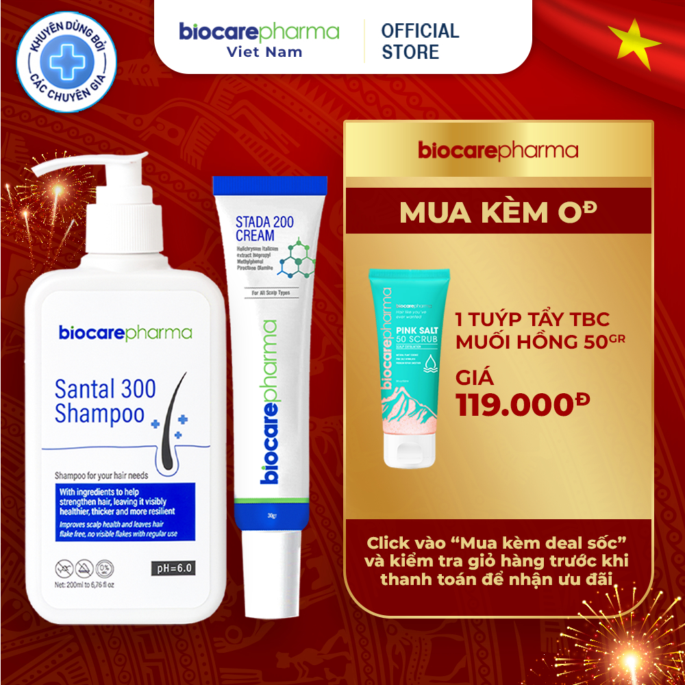 Ảnh Combo kem và dầu gội hỗ trợ gàu nấm | Biocarepharma. 1