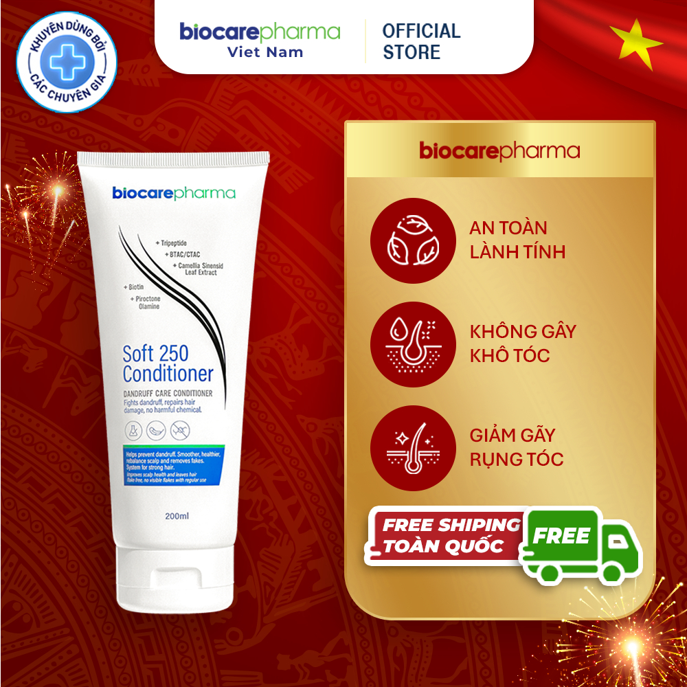 Ảnh Dầu xả dưỡng tóc dành cho tóc gàu - ngăn gàu - phục hồi tóc hư tổn Soft 250 Conditioner 200ml 1