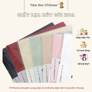 1 Xấp 40 Tờ Giấy Lụa Rút Gói Hoa (kích thước 30x30cm), Lót Bên Trong Bó Hoa Loại Đẹp Diy Handmade YiYihome