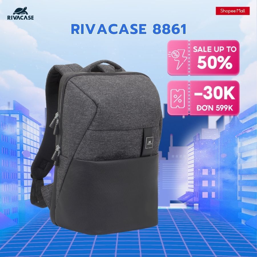 Ảnh Balo Laptop Rivacase 8861 Series Lantau 15.6 inch - Hàng Chính Hãng 1
