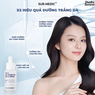 Tinh Chất Sur.medic Super Glutathione 100 Bright Ampoule Truyền Trắng, Sáng Da 32ml Duduhouse