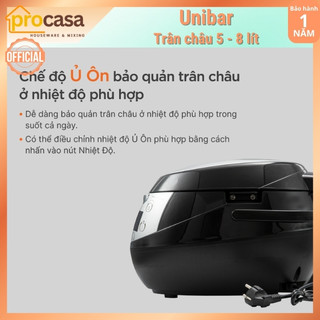 Nồi nấu trân châu tự động Unibar UBN-5L (5 lít) - UBN-8L (8 lít)