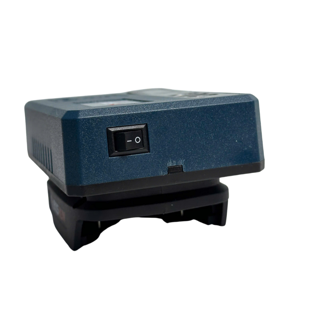 Combo Quạt Pin 20cell Và Đế Chuyển Nguồn Boshun Có Thể Cắm Được Quạt 220v Chân Pin Phổ Thông 4cm