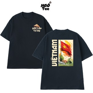 Áo Thun NGỐ TEE Độc Lập Tự Do Kỉ Niệm Ngày 30 Tháng 4 Giải Phóng Miền Nam Vải Cotton 100 Cao Cấp