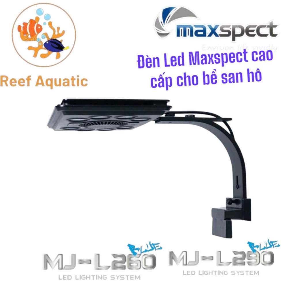 Đèn LED MAXSPECT MJ L260 BLUE, MJ L290 BLUE bản nội địa, Đèn led cho hồ ...