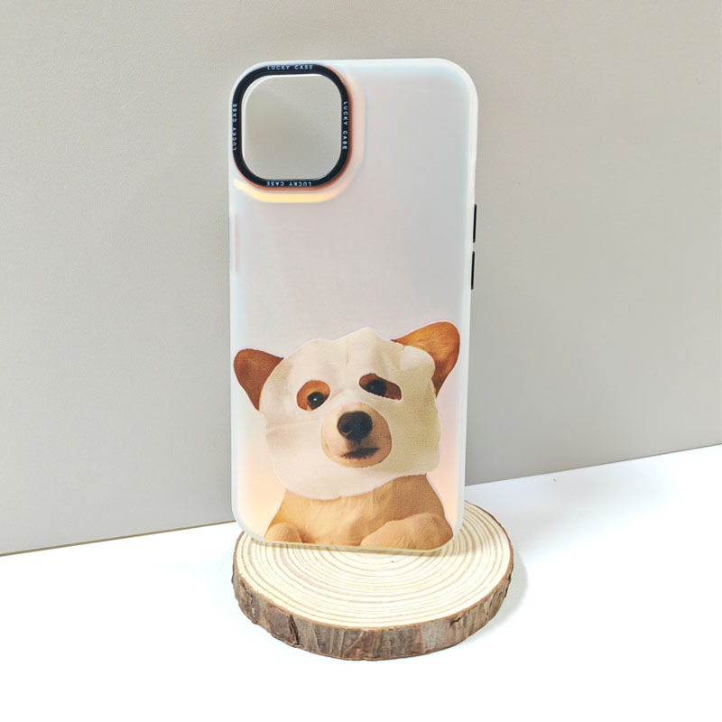 Ốp Lưng iPhone Đôi Mèo/Chó Đắp Mặt Nạ Công Nghệ IMD | Tương Thích iPhone 16/15/14/13/12/11 Pro Max/XR/XS Max