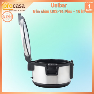 Nồi nấu trân châu tự động Unibar UBS-16 Plus - 16 lít - nấu tối đa 3kg trân châu