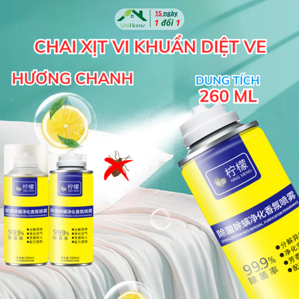 Chai Xịt Loại Bỏ Bọ Ve Rệp Giường An Toàn Cho Bà Bầu Và Trẻ Nhỏ, Chai ...