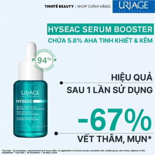 Serum giảm mụn tăng cường kháng khuẩn giảm nhờn Uriage Hyseac booster anti-imperfect 30ml
