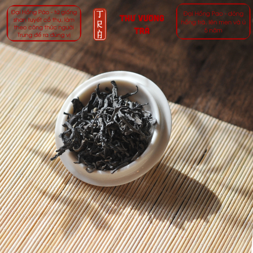 Đại hồng pao dòng hồng trà ủ 5 năm công thức người Trung từ dòng trà cổ thụ đóng hộp thiếc 100gr