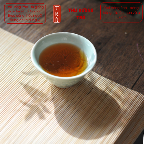 Đại hồng pao dòng hồng trà ủ 5 năm công thức người Trung từ dòng trà cổ thụ đóng hộp thiếc 100gr