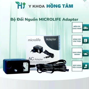 Bộ Đổi Nguồn MICROLIFE Adaptor, Dùng Cho Các Loại Máy Đo Huyết Áp Bắp Tay Của Hãng