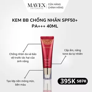 Kem BB SAMBIJO Chống Nhăn Tinh Chất Caviar SPF50+/PA+++ 40ML