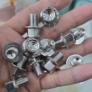 DIAMOND - Ốc chân kính/ốc kiếng/ốc gắn kiếng inox304 cho xe Hon - Ya