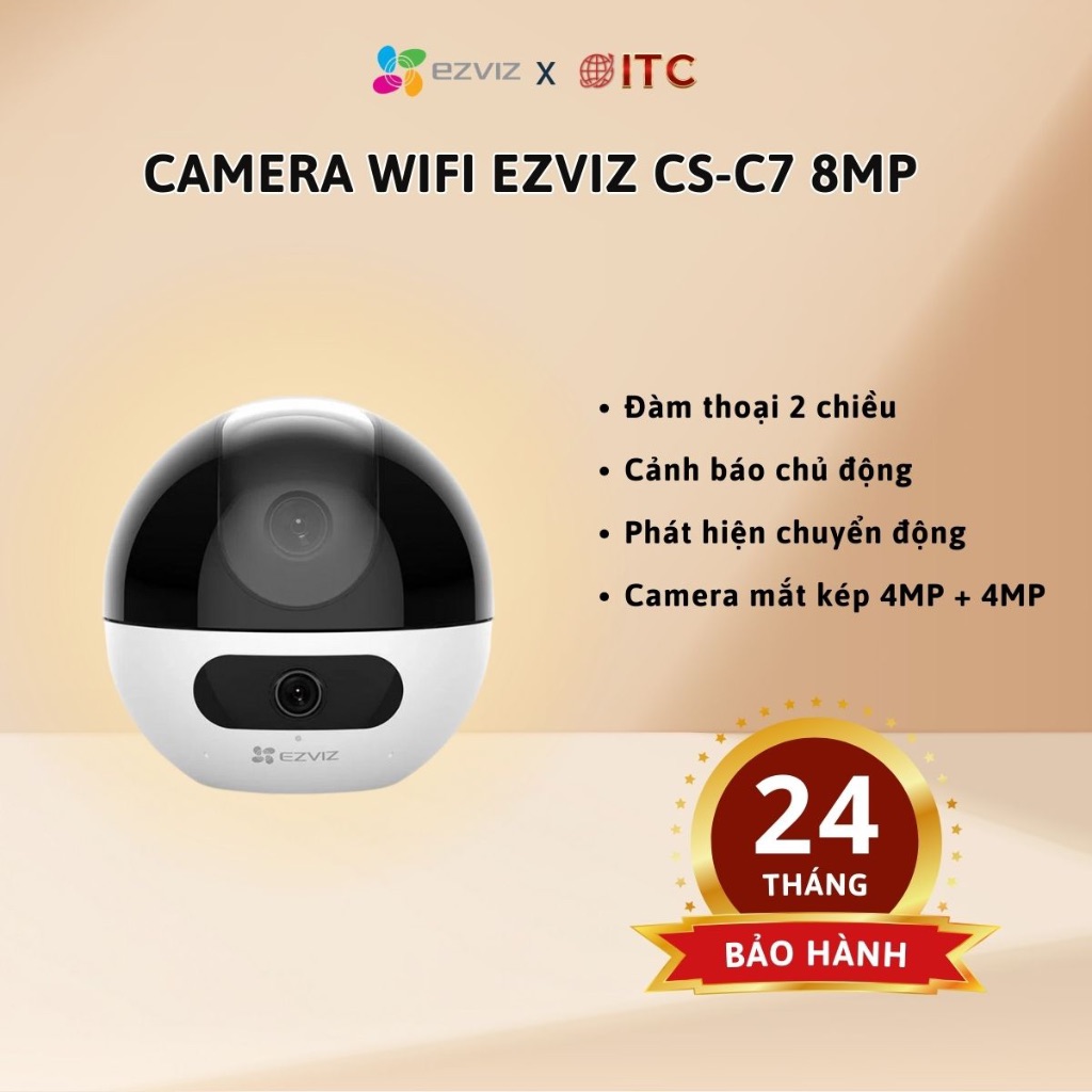 Camera EZVIZ Trong Nhà Cao Cấp C7 DUAL Ống Kính Kép 2K+ Xoay 360 Đàm ...