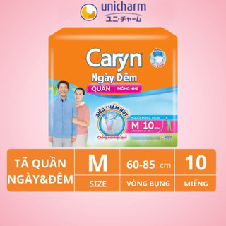 (mua 5 tặng 1) Bỉm người lớn Caryn ngày và đêm chính hãng tiết kiệm thấm hút tốt