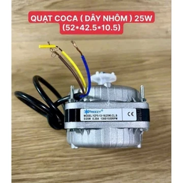 Motor quạt giải nhiệt dàn nóng 25W Motor quạt tủ đông, tủ mát