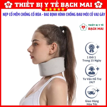 Nẹp Cổ Mềm Chống Cổ Rùa ORBE, Đai Cổ Chống Mỏi Cổ Vai Gáy, Định Hình Và Ngừa Thoái Hóa Đốt Sống Cổ