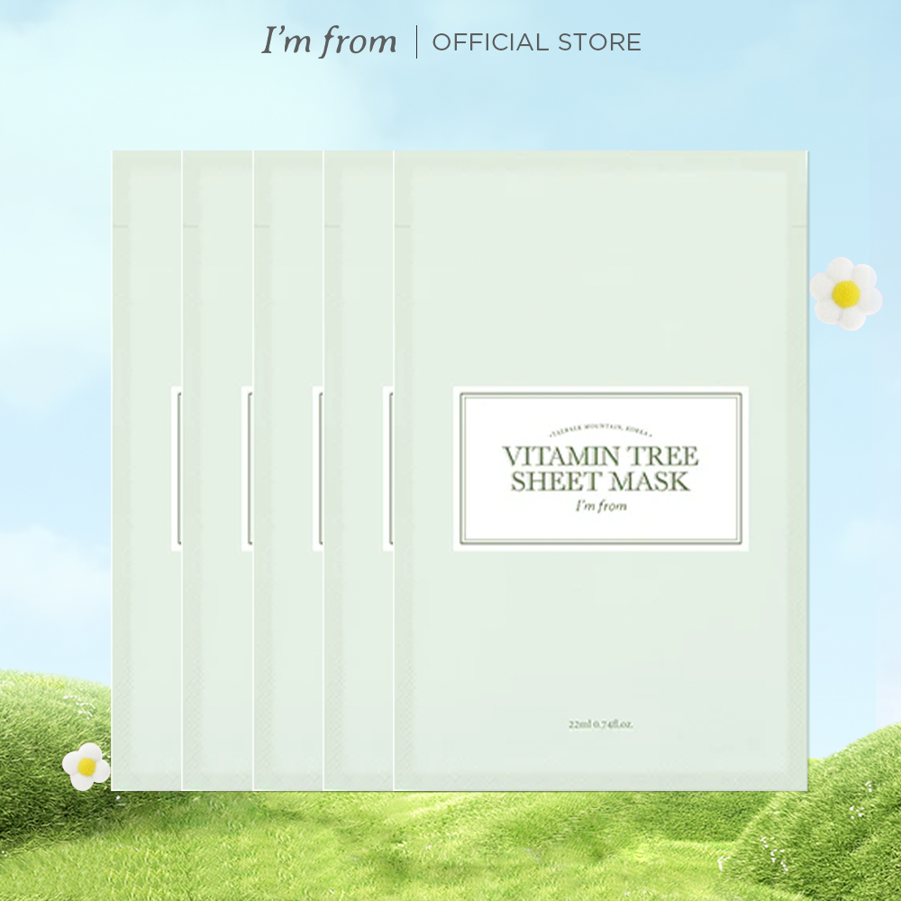 Ảnh Combo 5  I'm From Mặt nạ giấy Vitamin Tree Sheet Mask 22ml 1