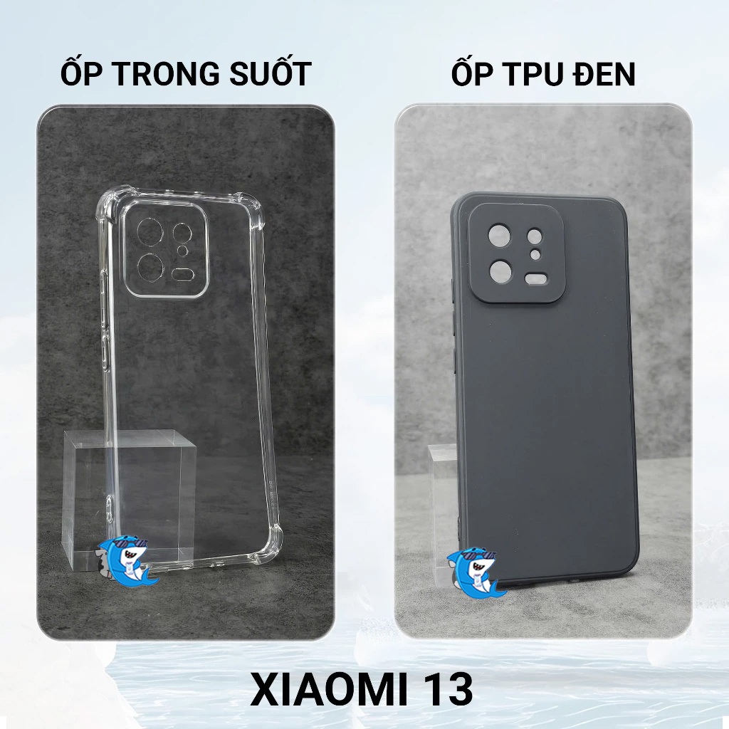 Ốp lưng Xiaomi 13, 13 Pro, Lite 5G trong suốt silicon chống sốc bảo vệ camera điện thoại bibi glass