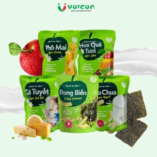 Bánh ăn dặm Mămmy đủ vị cho bé (rau củ, phô mai, trái cây, sữa chua , rong biển , cá tuyết ) gói 25g