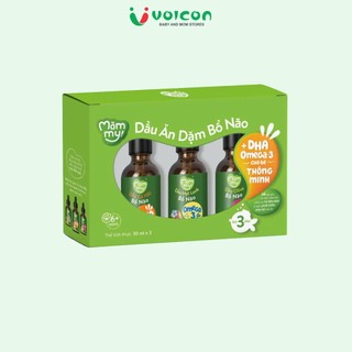 Dầu ăn dặm Mămmy Cung Cấp Omega 3 với những nguyên liệu sạch Cho Trẻ từ 6 tháng