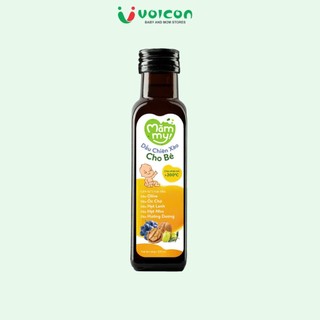 Dầu ăn dặm Mămmy Cung Cấp Omega 3 với những nguyên liệu sạch Cho Trẻ từ 6 tháng