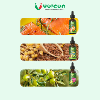 Dầu ăn dặm Mămmy Cung Cấp Omega 3 với những nguyên liệu sạch Cho Trẻ từ 6 tháng