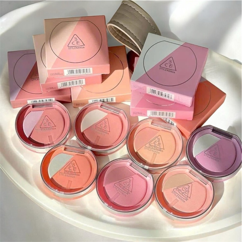 Sản phẩm mới-Má hồng kèm highlight 3CE Blushlighter, màu sắc trẻ trung, năng động, thời trang.