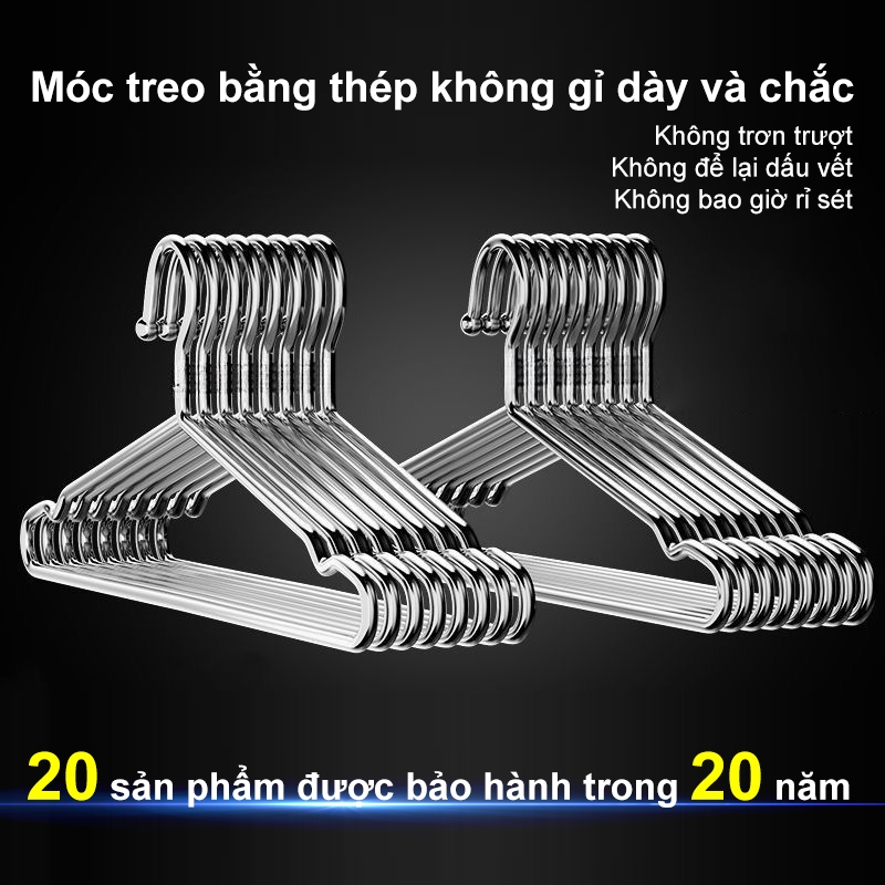 𝐎𝐥𝐢𝐟𝐞 Móc Treo Quần Áo Móc Phơi Quần Áo Inox Quai Phơi Quần Áo Tiện Lợ Cái Treo Áo  Loại Chống Trượt