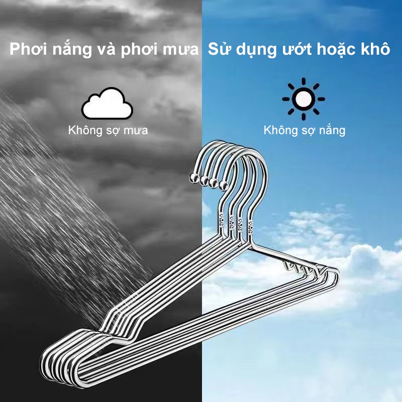 𝐎𝐥𝐢𝐟𝐞 Móc Treo Quần Áo Móc Phơi Quần Áo Inox Quai Phơi Quần Áo Tiện Lợ Cái Treo Áo  Loại Chống Trượt