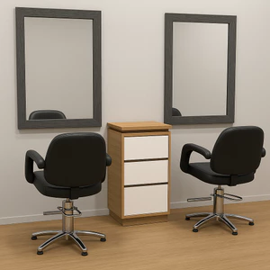 Tủ cạnh gương, tab đầu giường tiện lợi, để đồ salon tóc