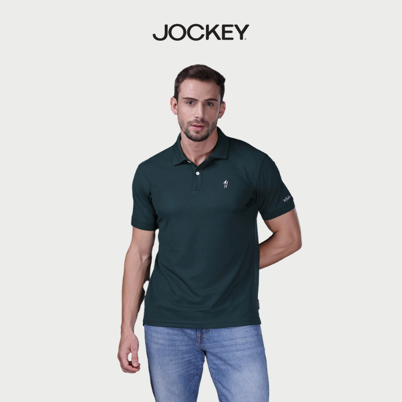 Ảnh Áo Polo Nam Jockey poly cafe thêu logo Full Boy - J4027 2