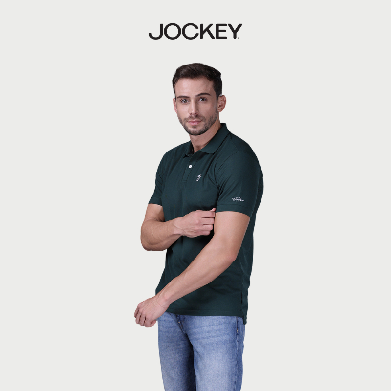 Ảnh Áo Polo Nam Jockey poly cafe thêu logo Full Boy - J4027 3