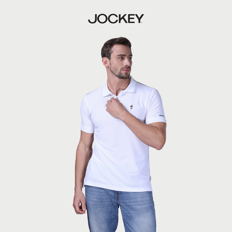 Ảnh Áo Polo Nam Jockey poly cafe thêu logo Full Boy - J4027 4