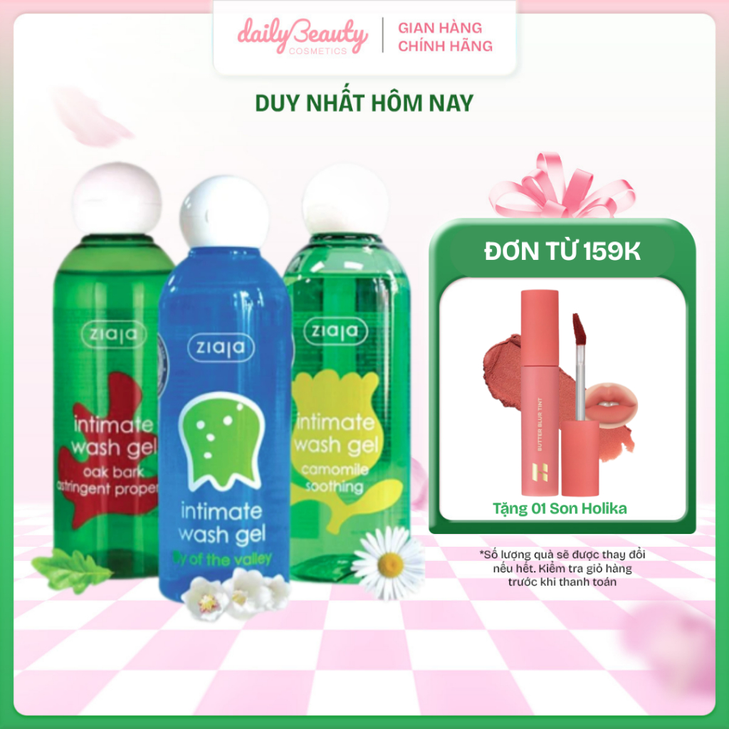 Ảnh Dung Dịch Vệ Sinh Phụ Nữ Intimate ZIAJA Mùi Thơm Dịu Nhẹ Giúp Làm Sạch, Khử Mùi Hôi 200ml Daily Beauty 1