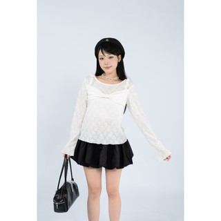 Chân váy bí nữ ngắn xoè công chúa vải phi bóng màu hồng dễ thương summer outfit - PUMPKIN SKIRT