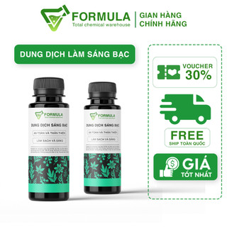 Nước Rửa Bạc 100ml - Dung Dịch Sáng Bạc - An Toàn Với Người Dùng