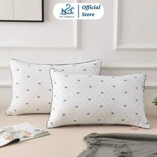 Ruột gối bông gòn M2T BEDDING họa tiết vương miện kích thước 45x65cm - hỗ trợ theo yêu cầu