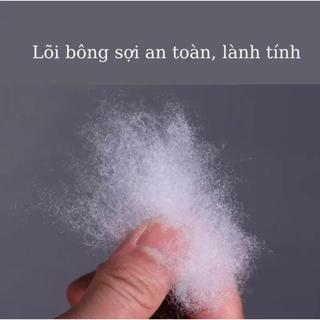 Ruột gối bông gòn M2T BEDDING họa tiết vương miện kích thước 45x65cm - hỗ trợ theo yêu cầu