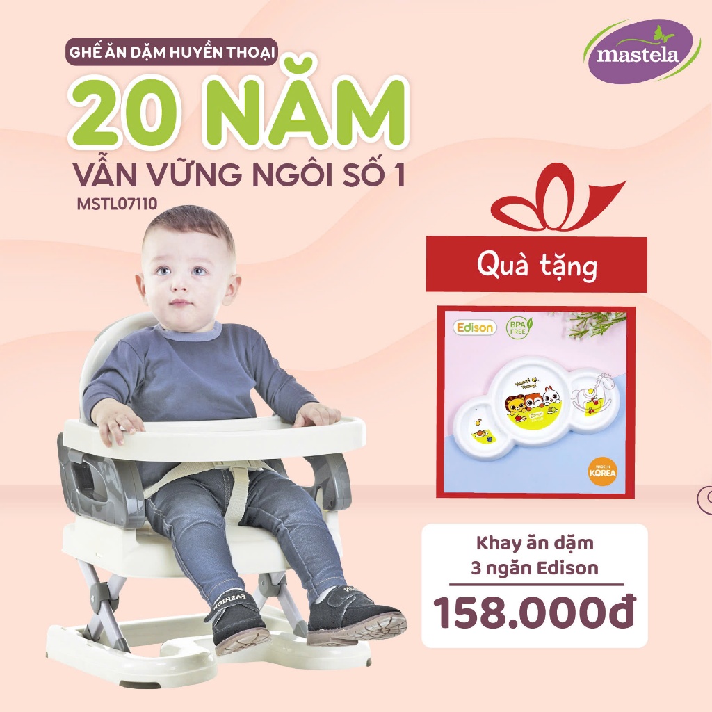 Ảnh Ghế Ăn Dặm Cho Bé Nâng Hạ Độ Cao Mastela 7110 - 7112 - Hàng Chính Hãng - Bảo Hành 12 Tháng 1