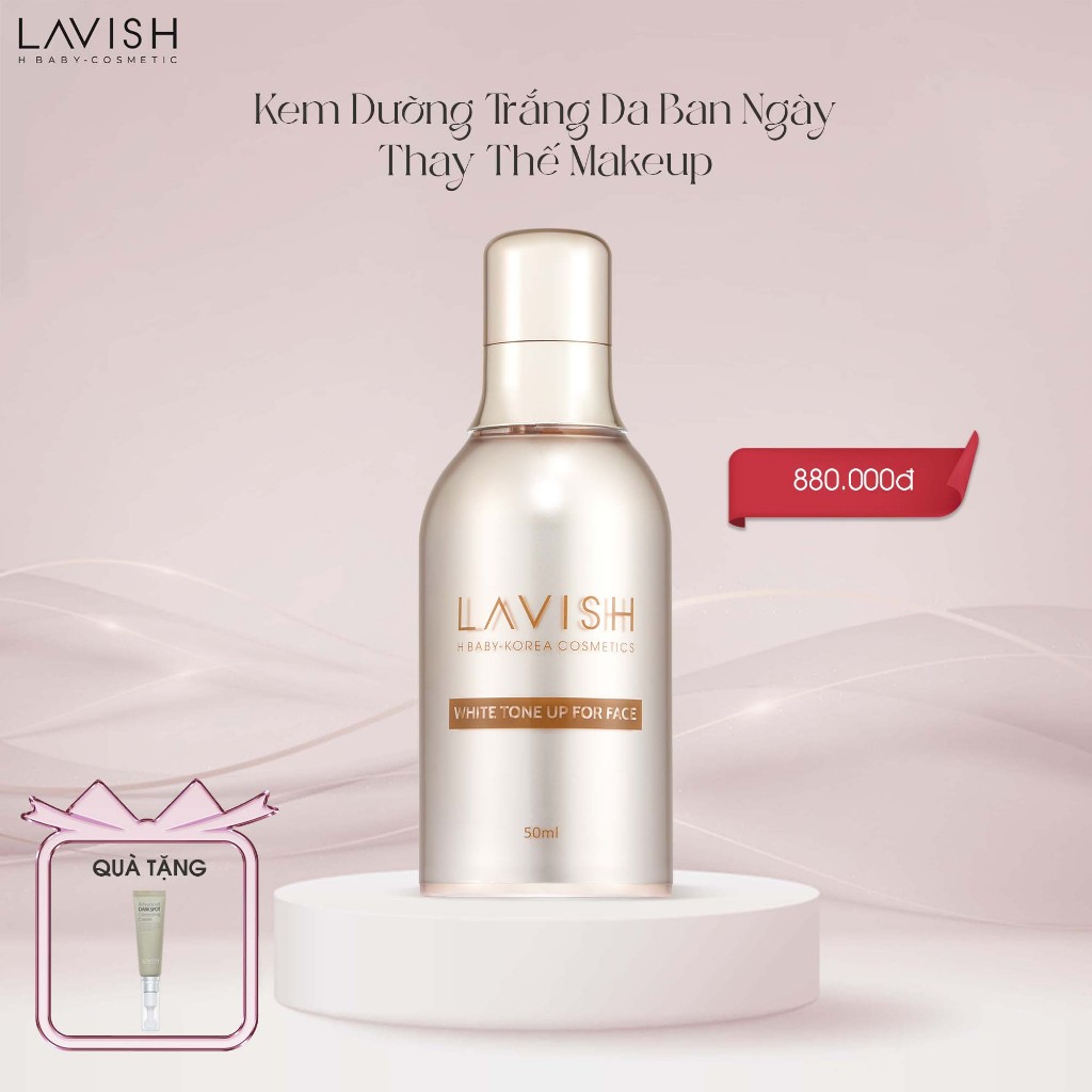 Ảnh KEM DƯỠNG TRẮNG DA THAY THẾ MAKE UP FOR FACE LAVISH H BABY 50ml 1