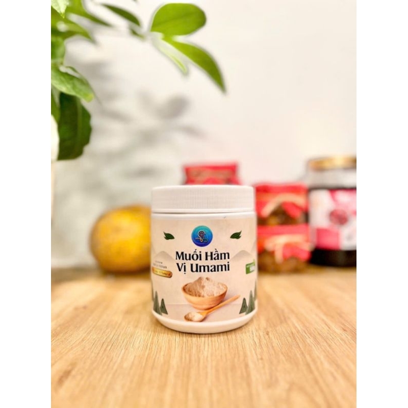 Muối hầm Vạn Đại - Vị Umami - Hộp 500gr