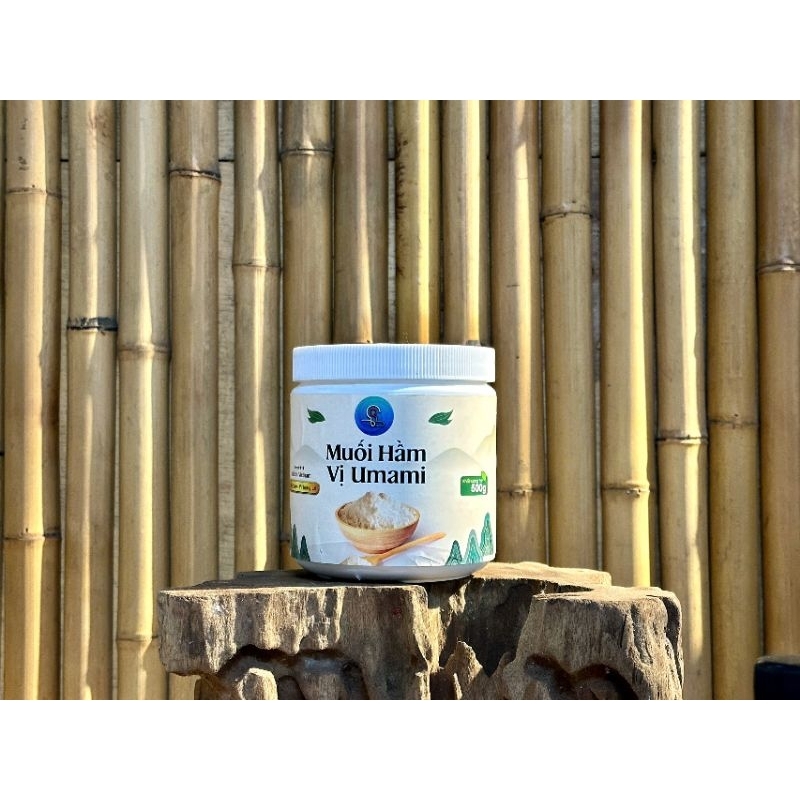 Muối hầm Vạn Đại - Vị Umami - Hộp 500gr