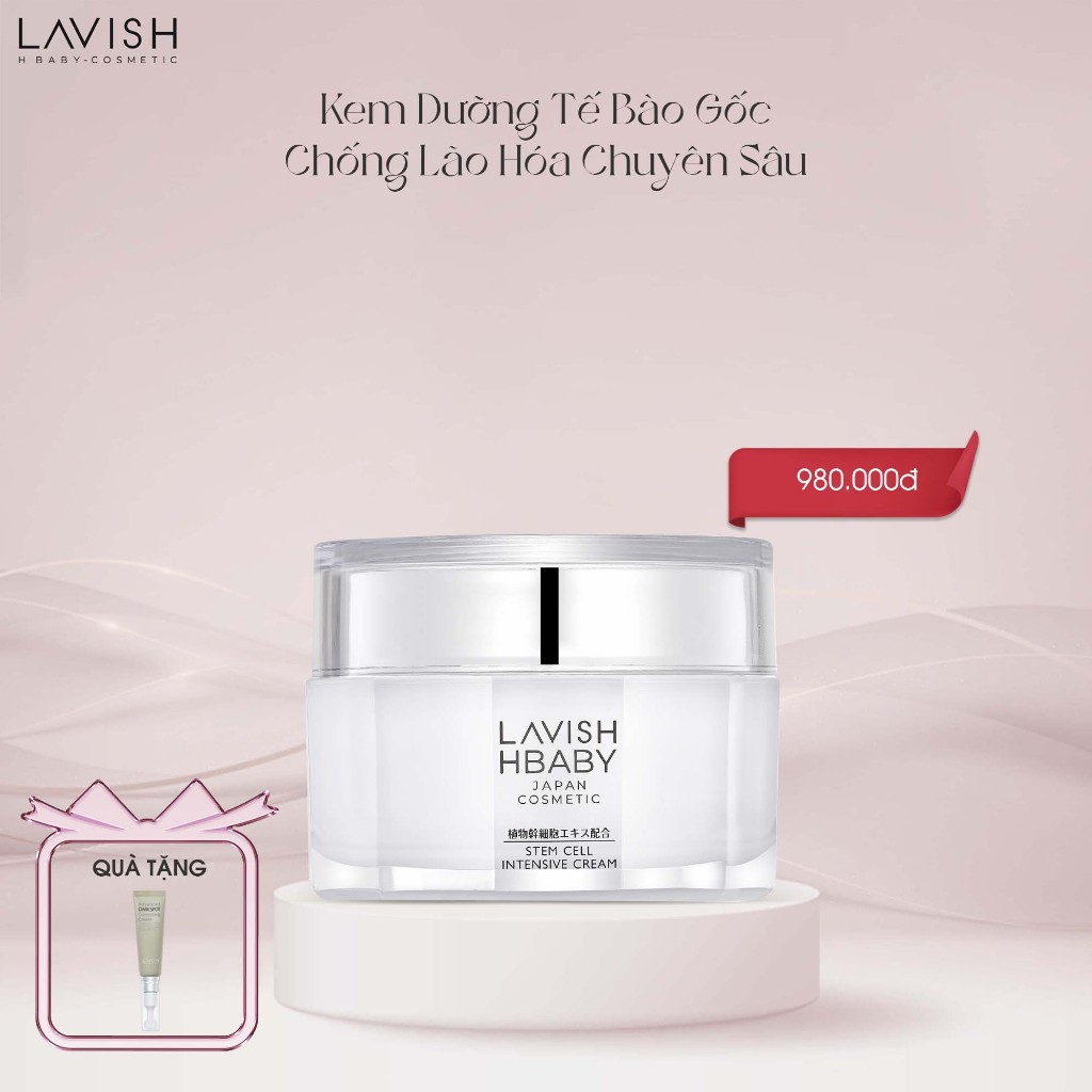 Ảnh Kem Tế Bào Gốc Nhật Bản Lavish H Baby Stem Cells Intensive Cream 50ml 1