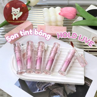 [HOLD LIVE] Son Tint Bóng HOLD LIVE Trái Tim Vỏ Hồng, BoBo Watery Lip Gloss, 1.4g (HL765)