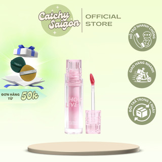 [HOLD LIVE] Son Tint Bóng HOLD LIVE Trái Tim Vỏ Hồng, BoBo Watery Lip Gloss, 1.4g (HL765)